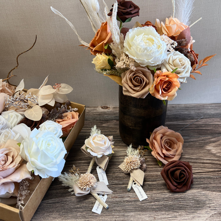 Silk & Foam Flowers