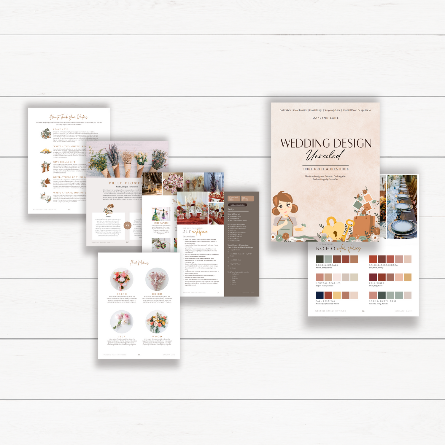 Wedding Design Unveiled - E Book for DIY Brides, Coordinators and Planners!