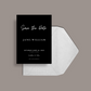 DIGITAL DOWNLOAD - Moody Floral Wedding Invitation Suite - Editable Canva Bundle