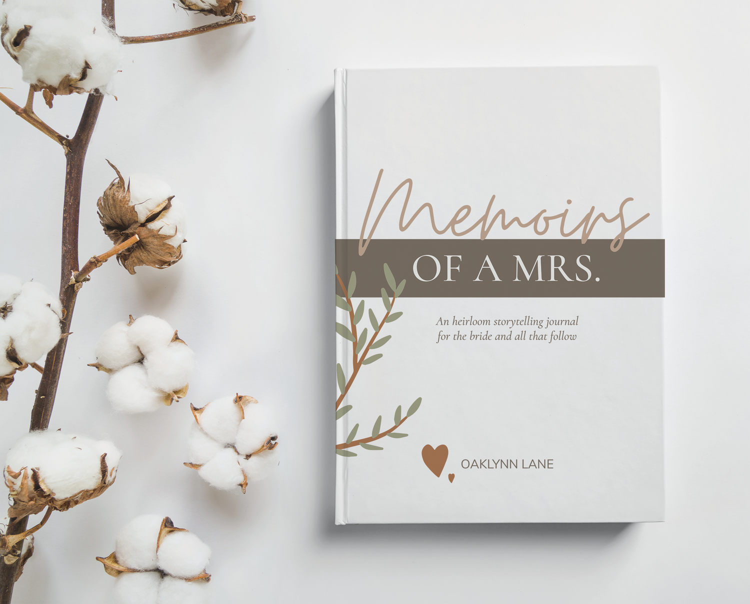 Memoirs of a Mrs. Journal - Heirloom Storytelling Wedding Journal