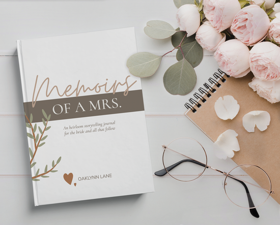 Memoirs of a Mrs. Journal - Heirloom Storytelling Wedding Journal