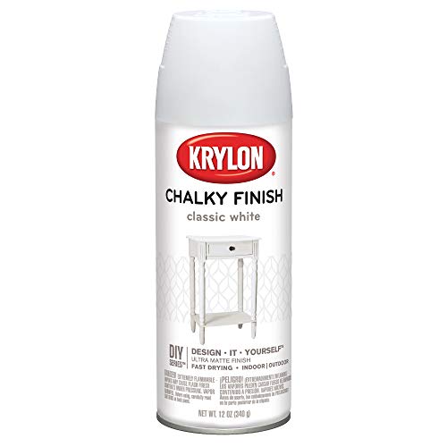 Krylon K04101000 Spray Paint, 12 Ounce (Pack of 1), Classic White, 12 Oz