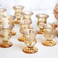 Letine Gold Candlestick Holders Set of 12-2.5" H Taper Candle Holders Bulk -Gold Glass Candle Holder for Rustic Wedding Centerpieces, Party Supplies