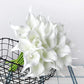 DuHouse 20Pcs Artificial Calla Lily Flower Real Touch Latex Flowers for DIY Wedding Bouquet Party Home Decor (Pure White)