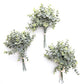 Ling's Moment Artificial Flocked Eucalyptus Greenery Spray, 18pcs Fake Branches Best Filler Faux Plants for DIY Wedding Bouquet Table Centerpieces Floral Arrangement and Christmas Decorations