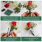 Floral Boutonniere Magnets Corsage Brooches Magnet for Handmade Wedding Bride Boutonnieres Corsage Flower Pins Business Buttonhole Flowers Making Accessories (7)