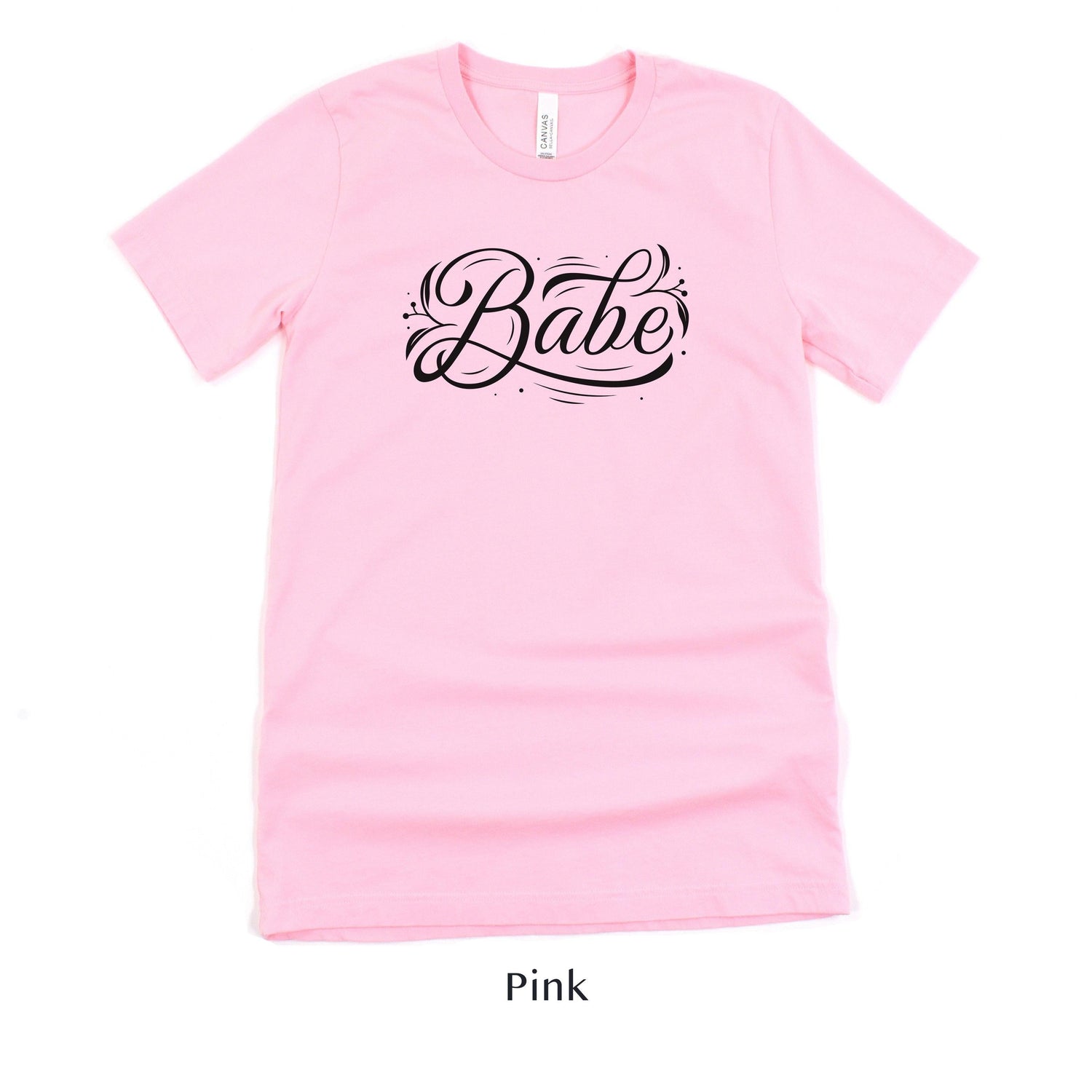 Babe Short-Sleeve Tee - Bach Weekend and Bridal Proposal Box Shirt - Plus Sizes Available! by Oaklynn Lane - pink tshirt