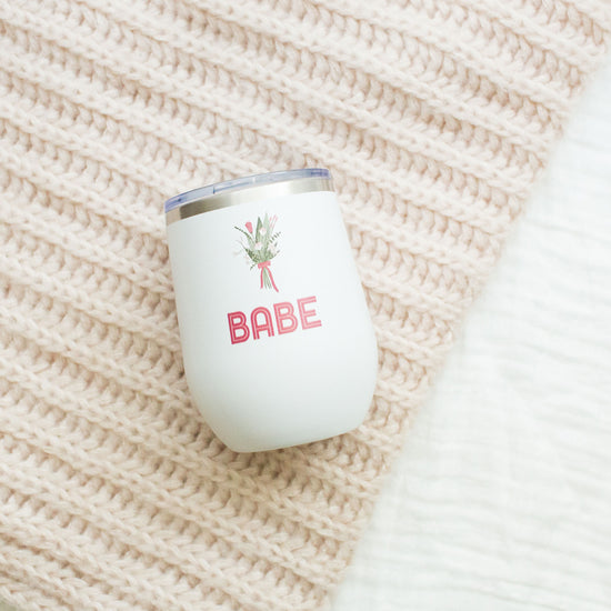 Babe Bridesmaid 12oz Insulated Wine Tumbler