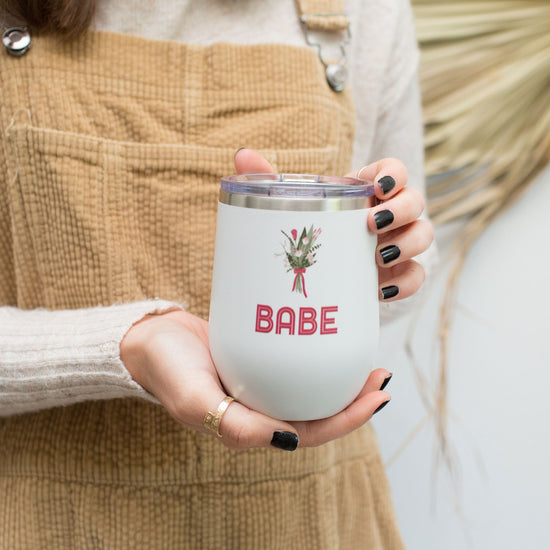 Babe Bridesmaid 12oz Insulated Wine Tumbler