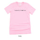 Beauty Booster - Hair and Makeup Artist shirt - HMUA Short-sleeve Tee by Oaklynn Lane - pink shirt