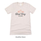 Best Day Ever! Champagne Toast Wedding Day Short-Sleeve Tee - Plus Sizes Available! by Oaklynn Lane - Heather Dust Beige Shirt