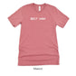 Best Man Shirt - Matching Wedding Party tshirts - Unisex t-shirt by Oaklynn Lane - Mauve Dusty Rose Shirt