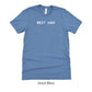 Best Man Shirt - Matching Wedding Party tshirts - Unisex t-shirt by Oaklynn Lane - Steel Blue Shirt