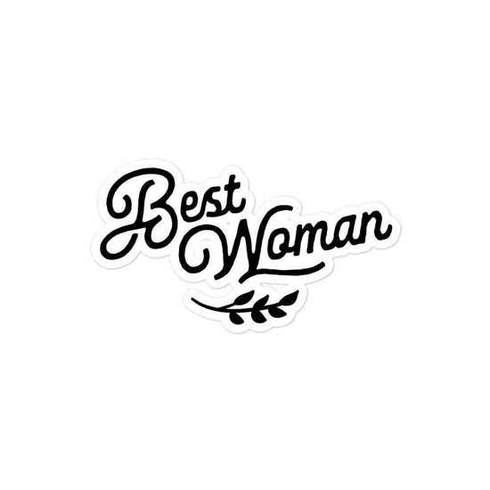 Best Woman Proposal Box Bubble-free Sticker by Oaklynn Lane