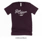 Best Woman Short-Sleeve Tee - Plus Sizes Available by Oaklynn Lane - oxblood deep red shirt