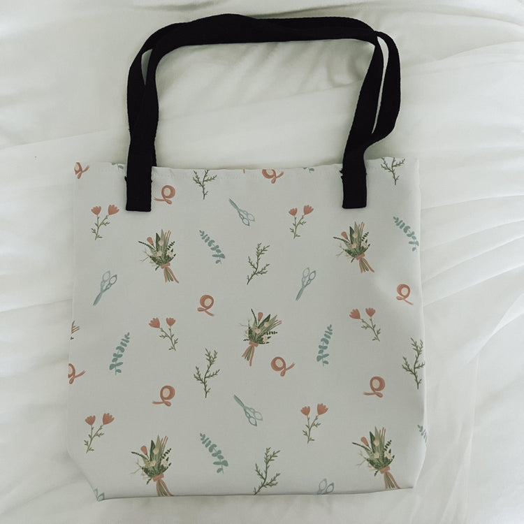 Bloom Beauty Florist Tote bag - Floral Designer Bag - Gift for Flower Shop by Oaklynn Lane