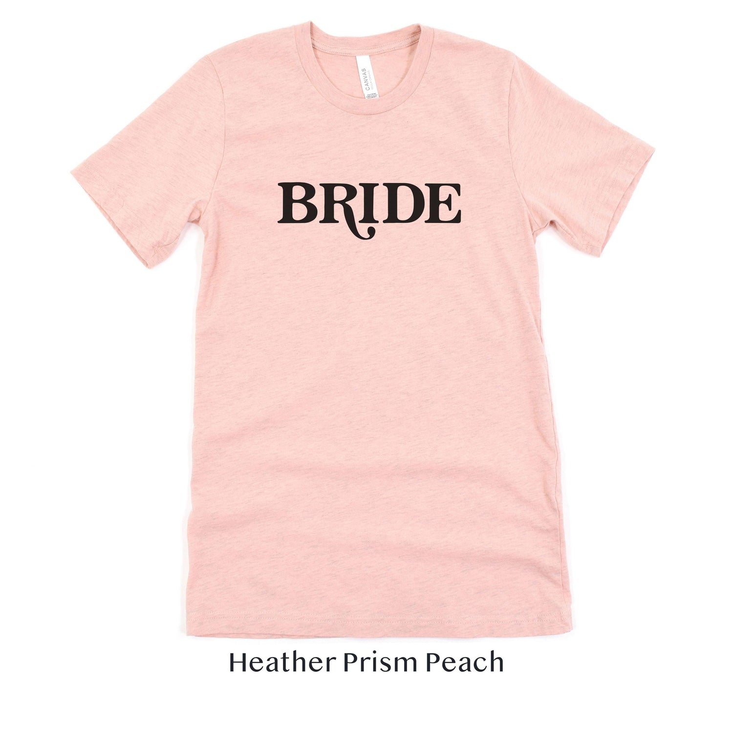 Bride Retro Short-sleeve Tee by Oaklynn Lane - Peach Shirt