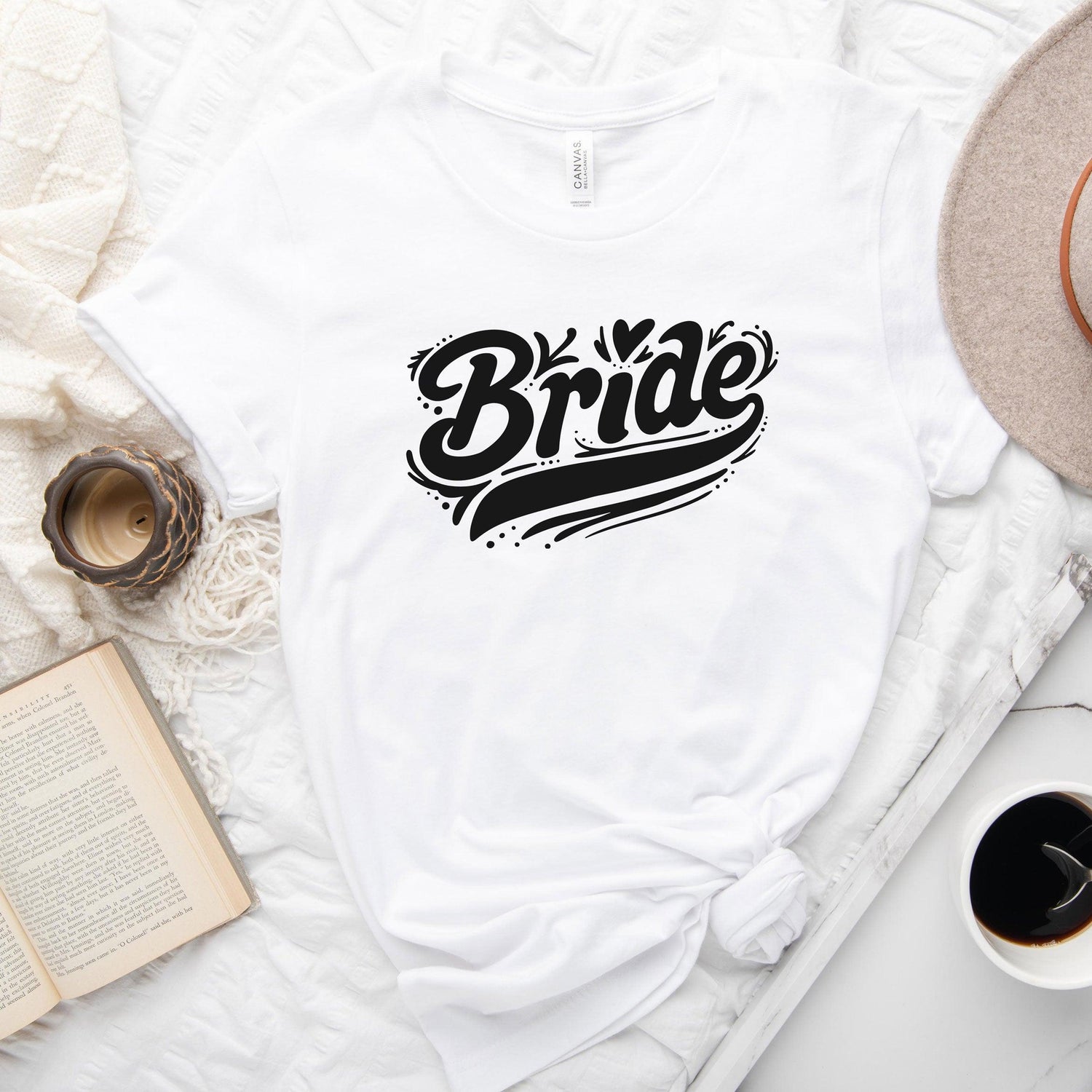 Bride Short-Sleeve Tee - Plus Sizes Available by Oaklynn Lane