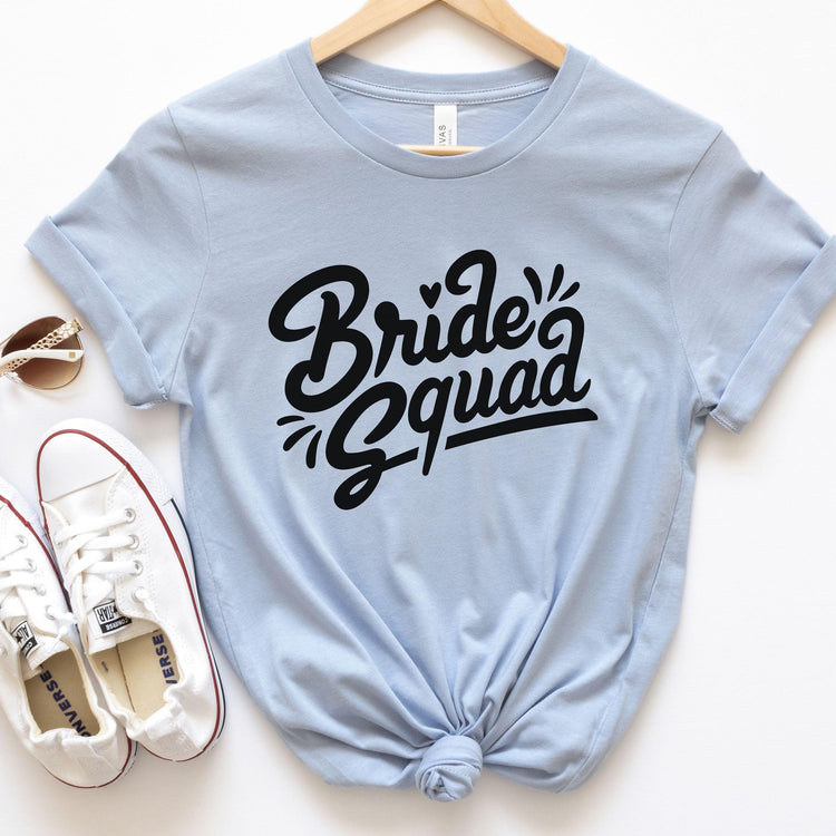 Bride Squad Bridesmaid & Wedding Party Bach Short-sleeve Tee by Oaklynn Lane