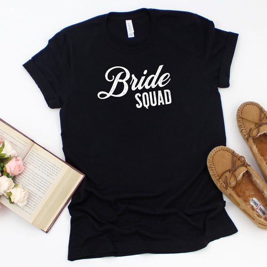 Bride Squad - Vintage Romance Wedding Party Unisex t-shirt - Bachelorette Party Shirts