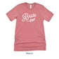 Bride - Wedding Party Short-Sleeve Tee - Plus Sizes Available by Oaklynn Lane - Mauve Pink Shirt