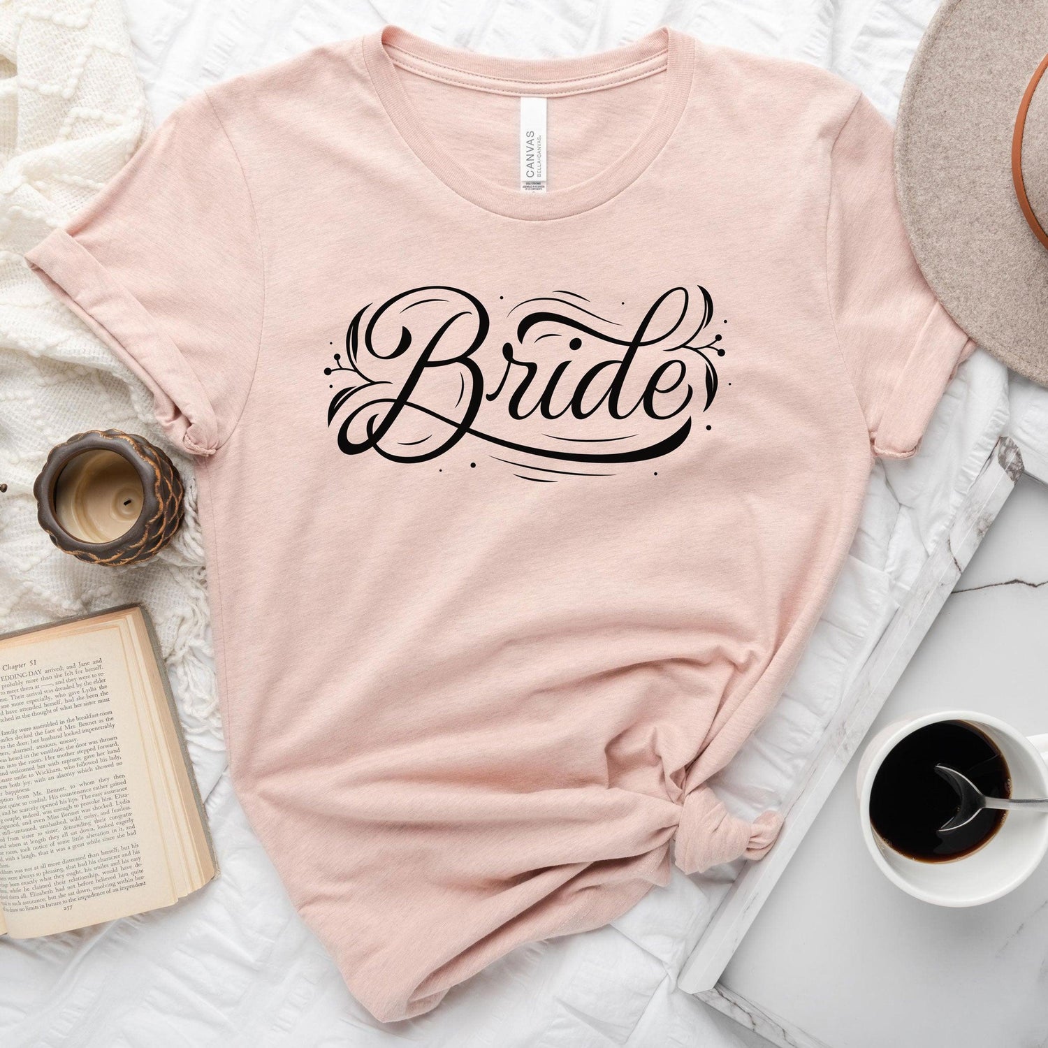 Bride Wedding Short-Sleeve Tee - Plus Sizes Available! by Oaklynn Lane