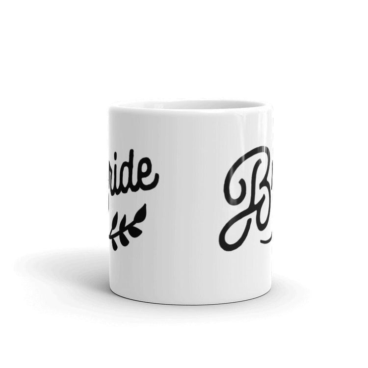 Bride White Glossy Coffee Mug by Oaklynn Lane
