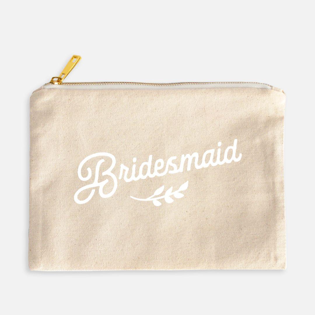 Bridesmaid Proposal Gift Cosmetic Bag by Oaklynn Lane