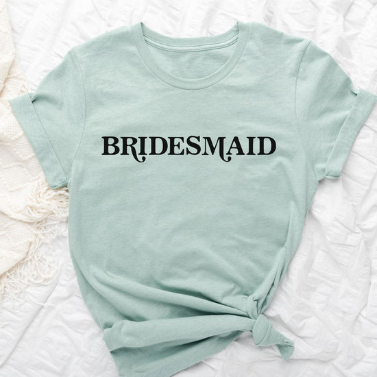 Bridesmaid Retro Short-sleeve Tee by Oaklynn Lane