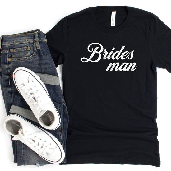 Bridesman - Male Bridesmaid - Brides Dude - Vintage Romance Wedding Party Unisex t-shirt