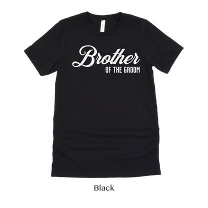 Brother of the Groom - Vintage Romance Wedding Party Unisex t-shirt