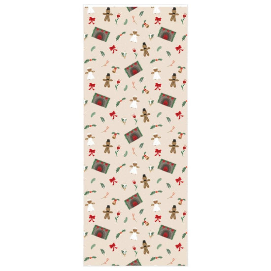 Christmas Wedding Gift Wrapping Paper by Oaklynn Lane