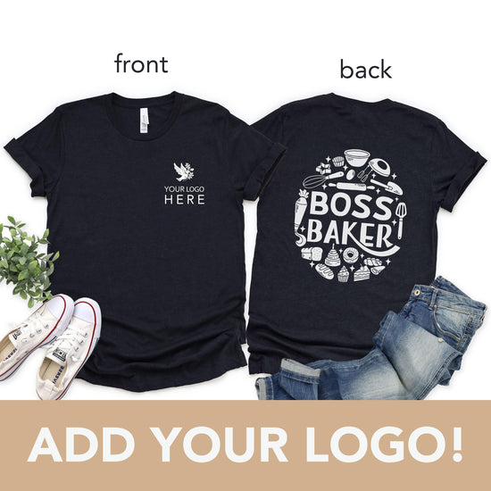 Custom Logo Boss Baker Shirt for Bakery Owner by Oaklynn Lane