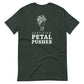 Custom Logo Petal Pusher Florist Shirt - Floral Designer Team Unisex t-shirt by Oaklynn Lane