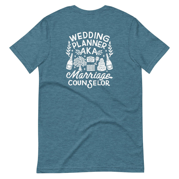 Custom Logo Wedding Planner - Event Planning Team Shirts by Oaklynn Lane