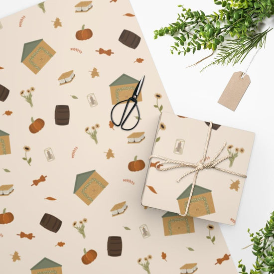 Fall Wedding Ya'll Gift Wrapping Paper by Oaklynn Lane