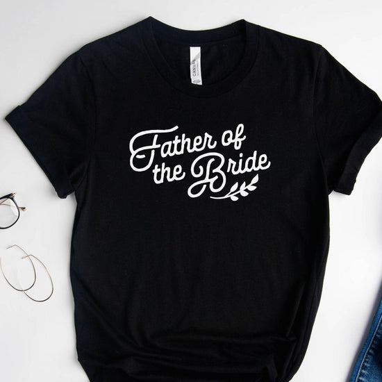 Father of the Bride Wedding Party Short-Sleeve Tee - Sizes XS-5XL by Oaklynn Lane