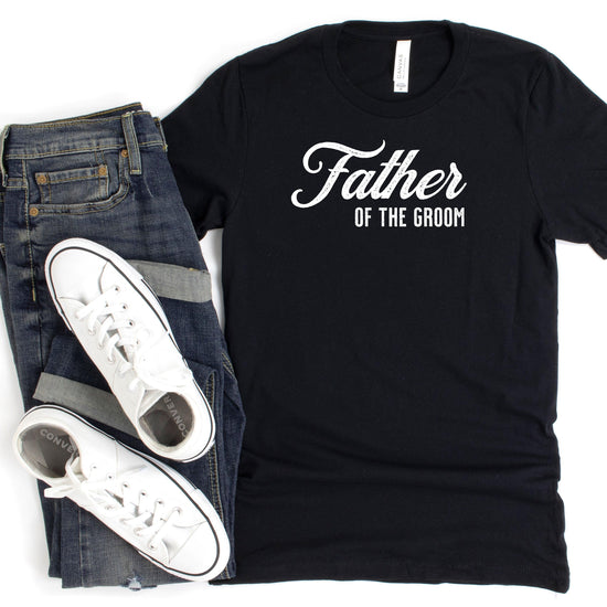 Father of the Groom - Vintage Romance Wedding Party Unisex t-shirt