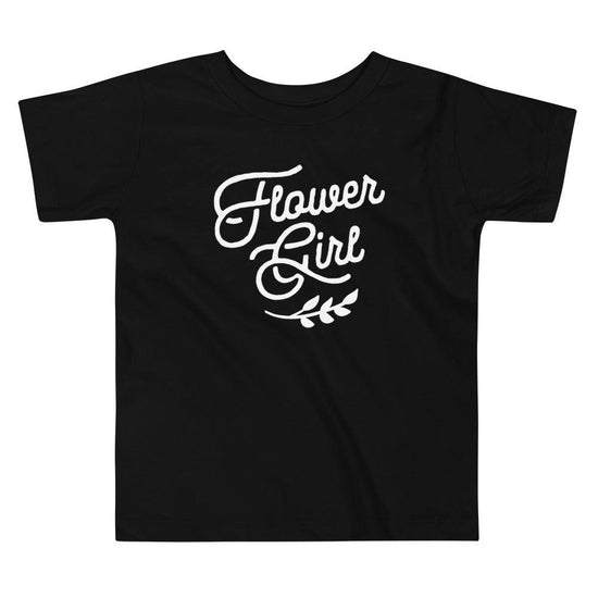 Flower Girl Toddler Short Sleeve Tee by Oaklynn Lane