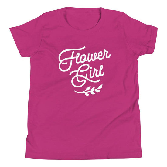 Flower Girl Youth Short Sleeve Tee by Oaklynn Lane