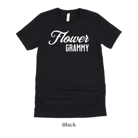 Flower Grammy - Flower Grandma - Vintage Romance Wedding Party Unisex t-shirt