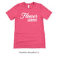 Flower Grammy - Flower Grandma - Vintage Romance Wedding Party Unisex t-shirt