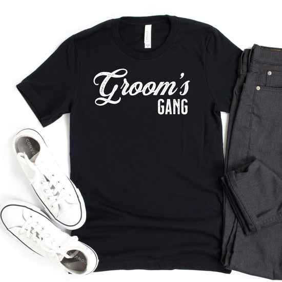 Groom's Gang - Groomsmen - Vintage Romance Wedding Party Unisex t-shirt