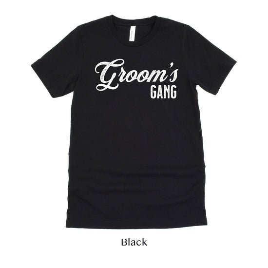 Groom's Gang - Groomsmen - Vintage Romance Wedding Party Unisex t-shirt
