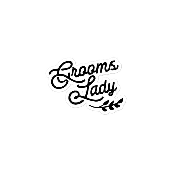 Groom's Lady Proposal Box Bubble-free Sticker by Oaklynn Lane