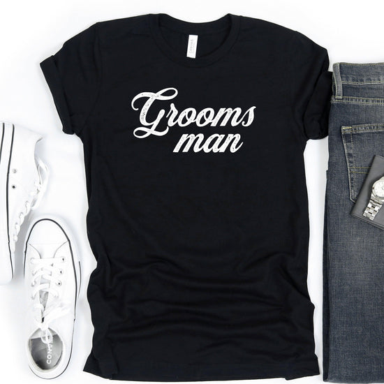 Groomsman - Vintage Romance Wedding Party Unisex t-shirt