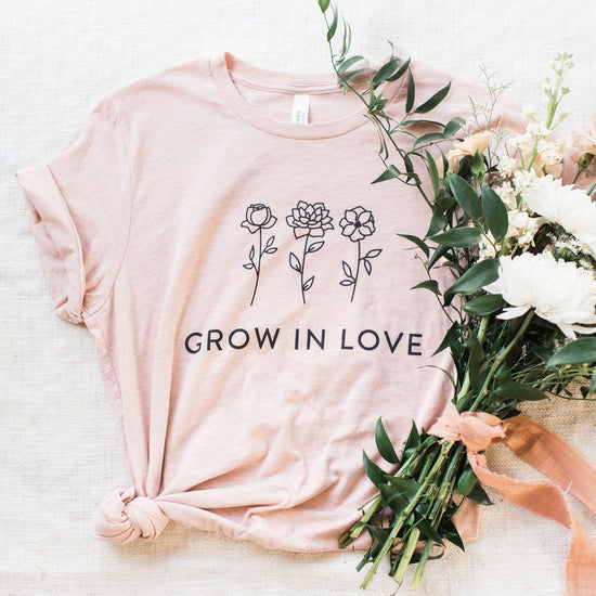 Grow in Love Short-Sleeve Tee - Plus Sizes Available! by Oaklynn Lane