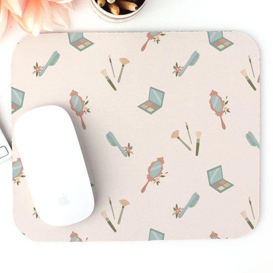Hair and Makeup Artist - Beautician Mouse Pad (Rectangle) - Office Decor by Oaklynn Lane