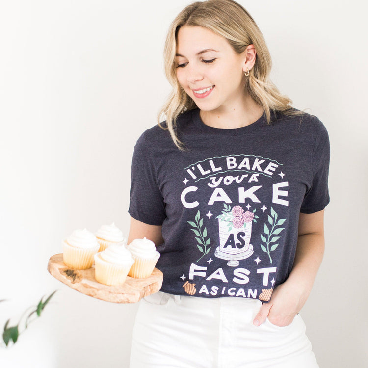 I'll Bake You A Cake - Cake Baker Short-sleeve Tshirt by Oaklynn Lane