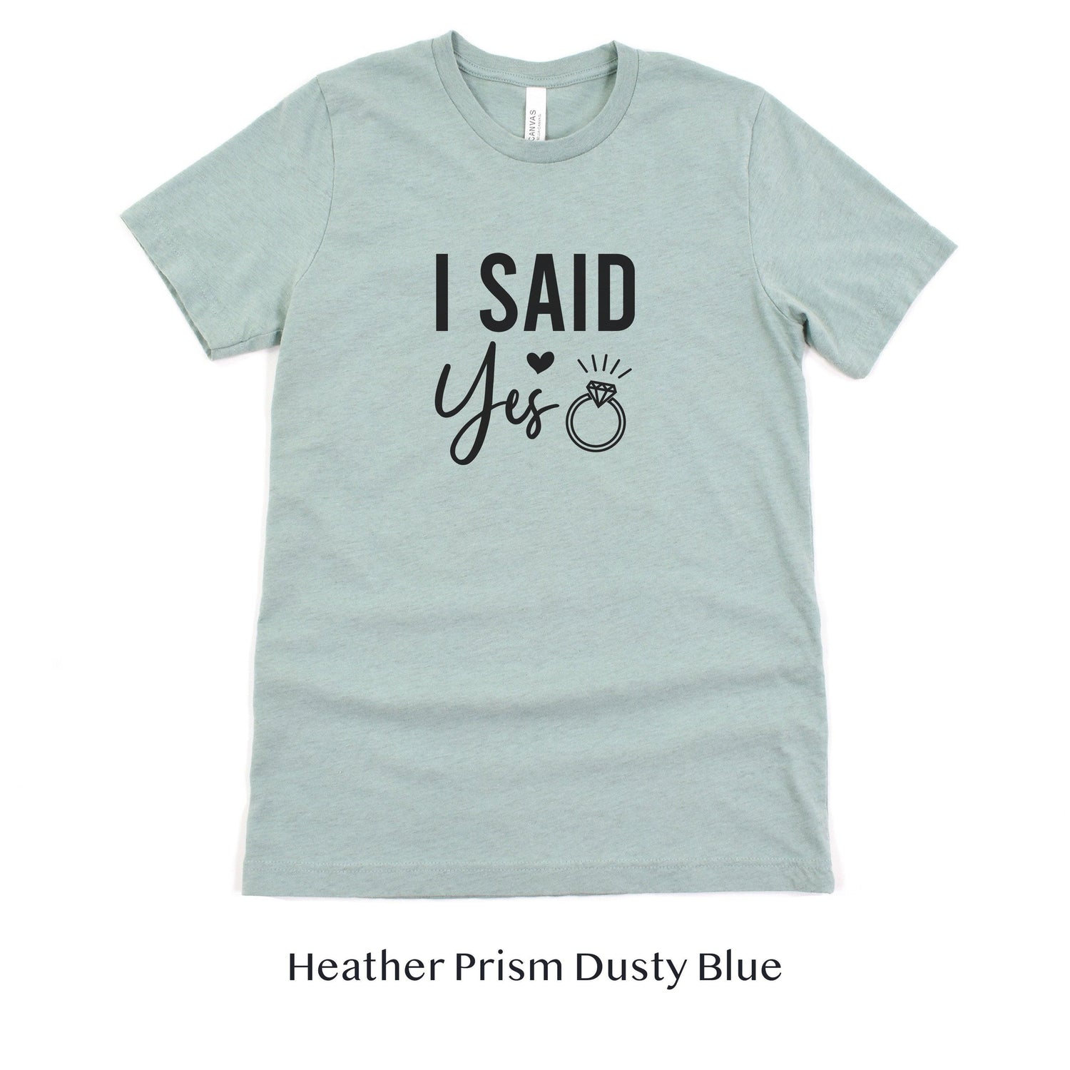 I said Yes - Engagement Bride to be Short-sleeve unisex Tee by Oaklynn Lane